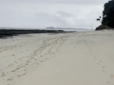 Beautiful beaches of Punta Bajo Rico Island, Pearl Islands