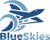 Blue Skies panama travel agency logo