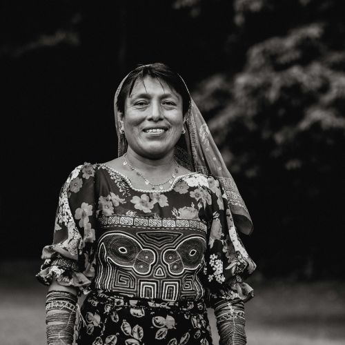 Guna Yala woman in traditional clothing