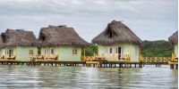 Bocas del Toro hotel above the water