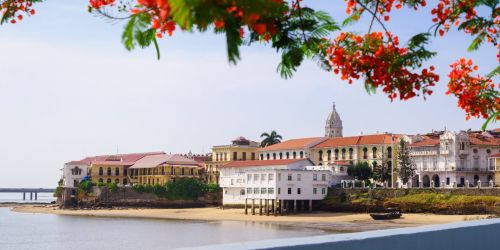 Panama City Casco Viejo. Sight of old city.