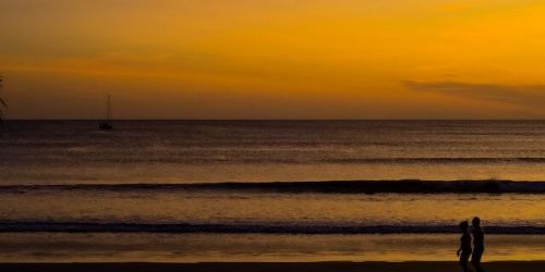 Sunset in Playa Venao, Pedasi