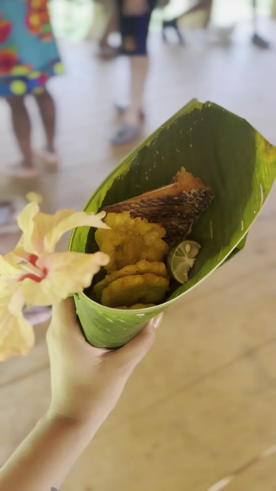 fried fish and plantain