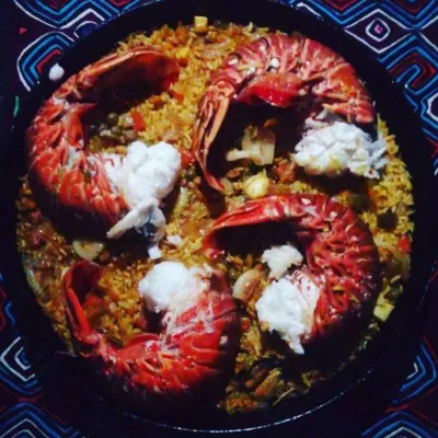 Delicious meals at the Splendid in San Blas