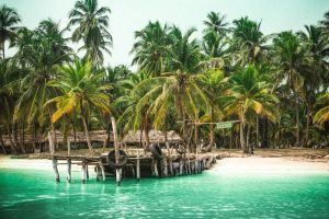 dock at San Blas Island