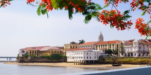 Panama City Casco Viejo. Sight of old city.