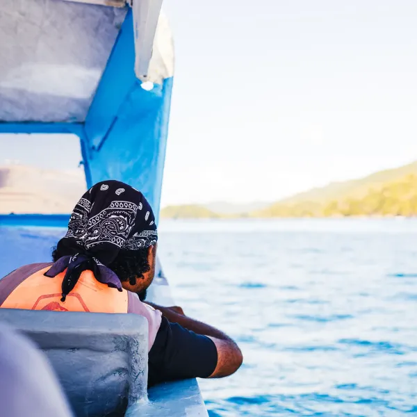 boat to Coiba Island